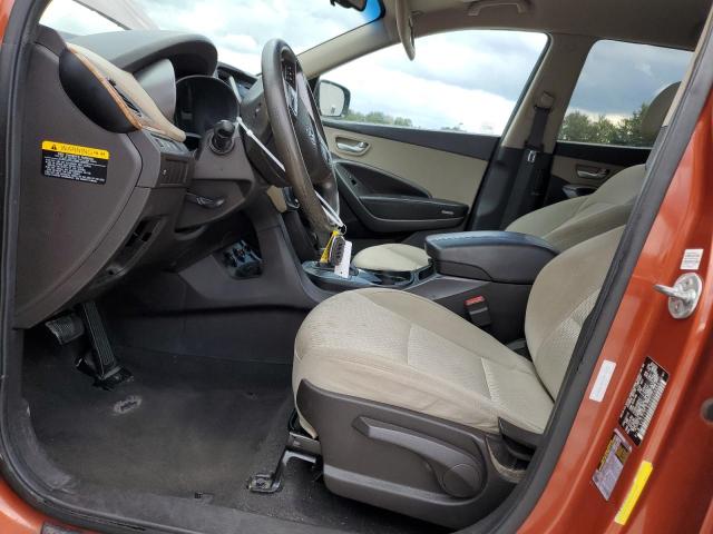 5XYZT3LB4DG058884 - 2013 HYUNDAI SANTA FE S ORANGE photo 7