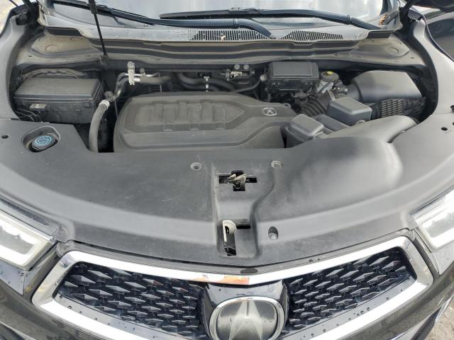 5FRYD4H50HB006827 - 2017 ACURA MDX TECHNOLOGY Czarny zdjęcie 12