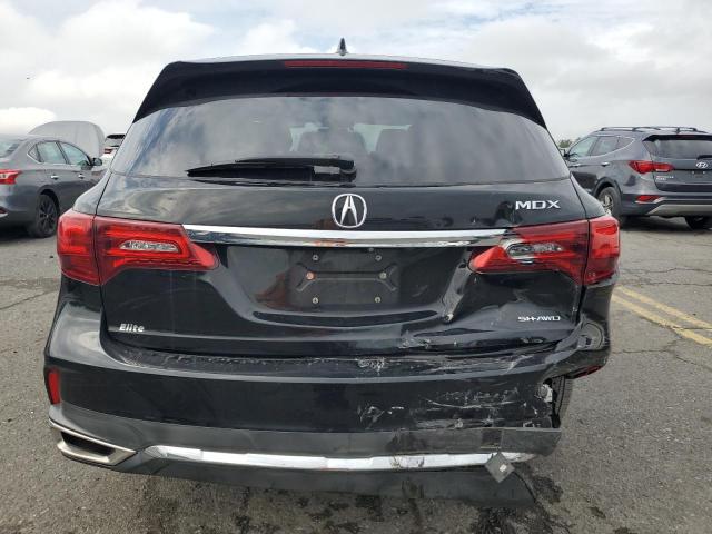 5FRYD4H50HB006827 - 2017 ACURA MDX TECHNOLOGY Czarny zdjęcie 6