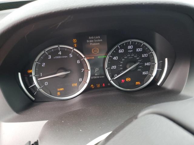 5FRYD4H50HB006827 - 2017 ACURA MDX TECHNOLOGY Czarny zdjęcie 9