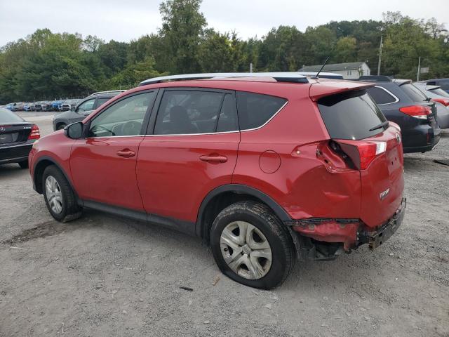 JTMBFREV1FD124585 - 2015 TOYOTA RAV4 LE RED photo 2