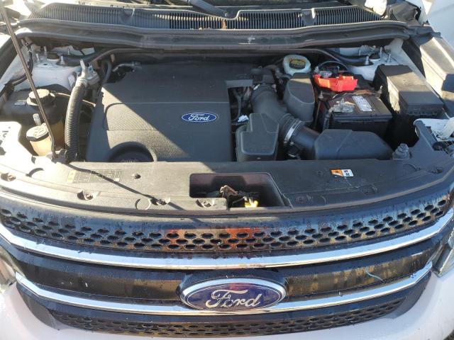 1FM5K8D88DGA24019 - 2013 FORD EXPLORER XLT Белый фото 12