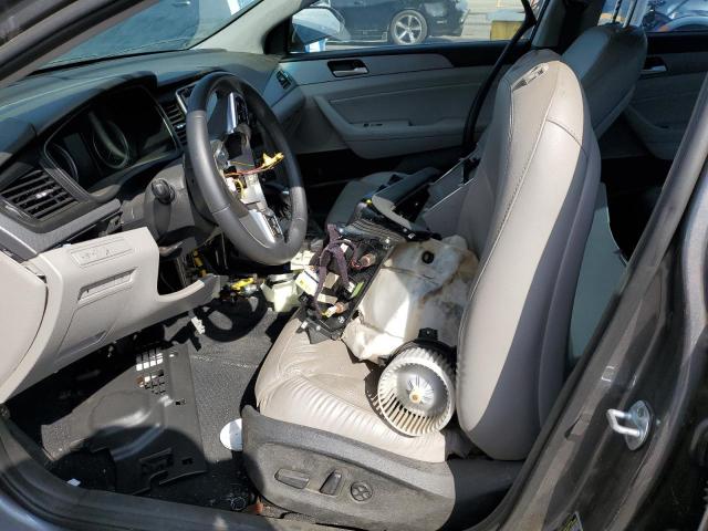 5NPE34AF0JH636512 - 2018 HYUNDAI SONATA SPORT Сірий фото 7