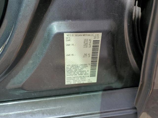 1N4AL3AP2FN919234 - 2015 NISSAN ALTIMA 2.5 GRAY photo 12
