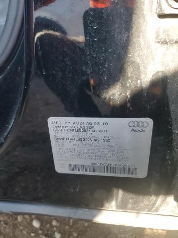 WA1DKAFP7BA025670 - 2011 AUDI Q5 PREMIUM PLUS შავი ფოტო 13