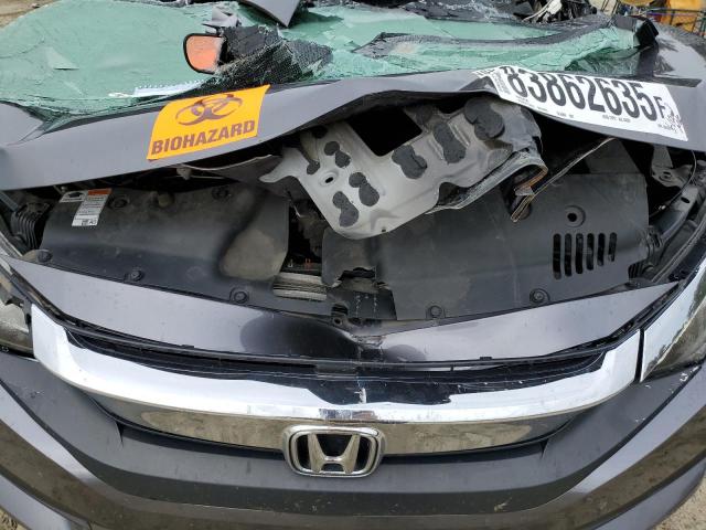 2HGFC2F76JH505556 - 2018 HONDA CIVIC EX GRAY photo 11
