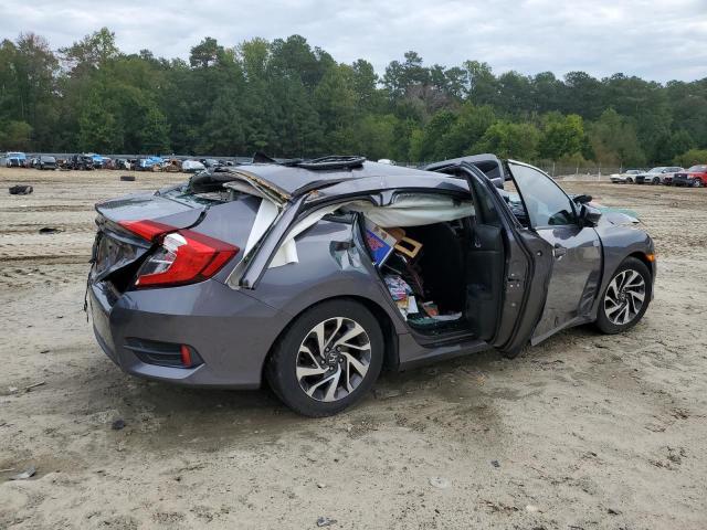 2HGFC2F76JH505556 - 2018 HONDA CIVIC EX GRAY photo 3