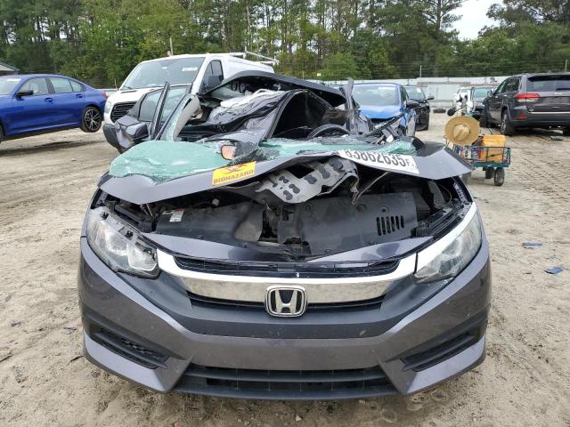 2HGFC2F76JH505556 - 2018 HONDA CIVIC EX GRAY photo 5