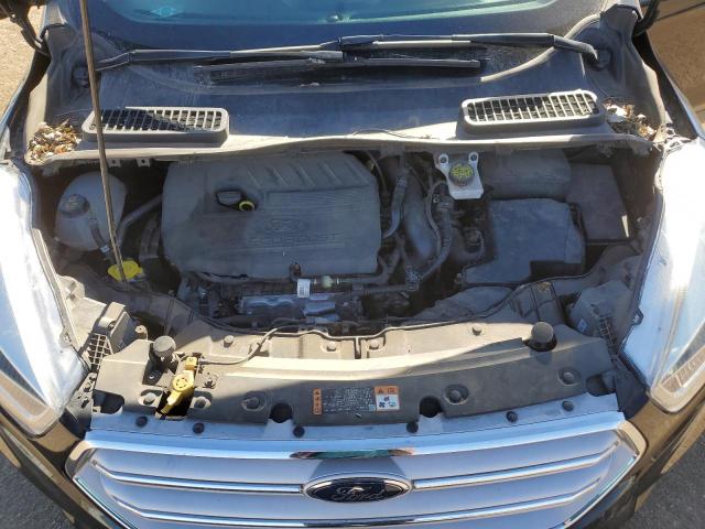 1FMCU9HD9JUB66665 - 2018 FORD ESCAPE SEL Schwarz Foto 12