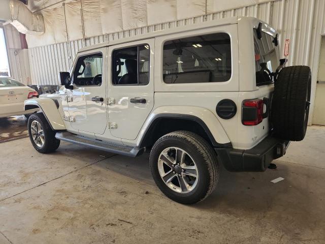 1C4HJXEN3JW314995 - 2018 JEEP WRANGLER U SAHARA WHITE photo 2