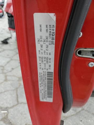 3C4PDDBGXHT574530 - 2017 DODGE JOURNEY SXT წითელი ფოტო 13