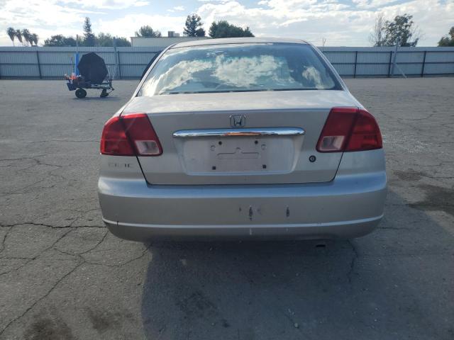 1HGES16541L022769 - 2001 HONDA CIVIC LX GOLD photo 6