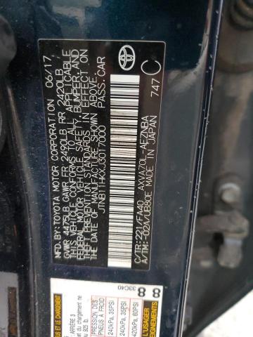 JTNB11HKXJ3017000 - 2018 TOYOTA CAMRY L 青色 照片 12