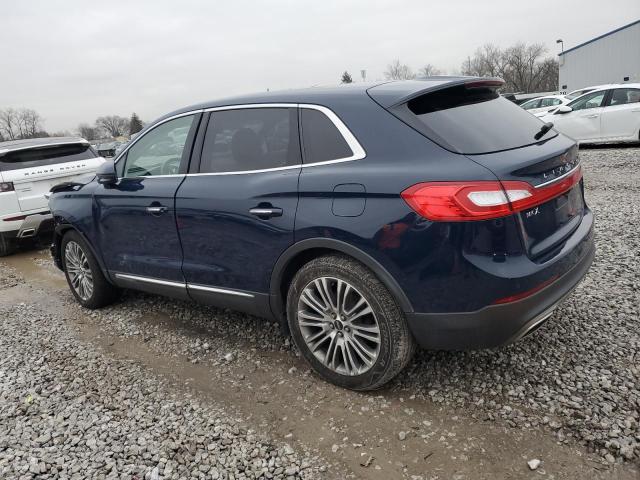 2LMPJ8LR8JBL29744 - 2018 LINCOLN MKX RESERVE Կապույտ լուսանկար 2
