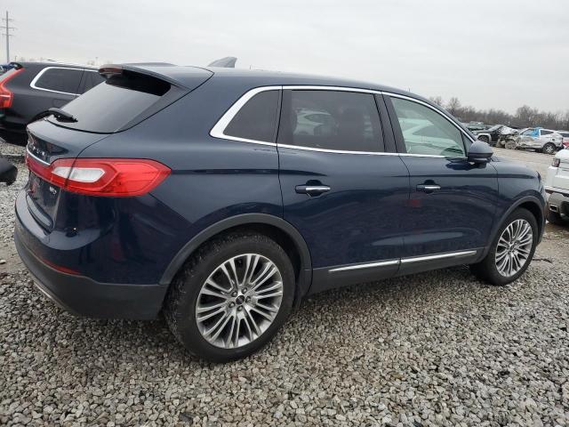 2LMPJ8LR8JBL29744 - 2018 LINCOLN MKX RESERVE Կապույտ լուսանկար 3