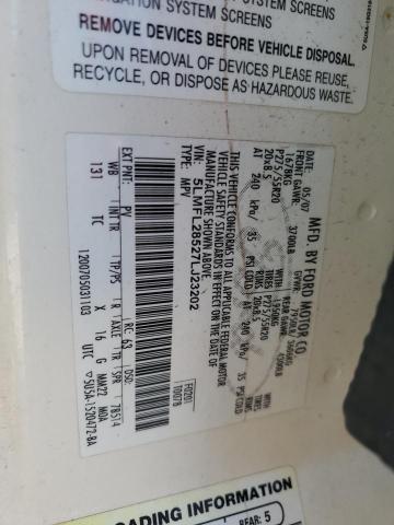 5LMFL28527LJ23202 - 2007 LINCOLN NAVIGATOR L Blanc photo 13