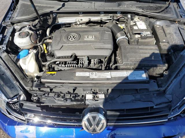 WVWWA7AU0KW133357 - 2019 VOLKSWAGEN GOLF R BLUE photo 11
