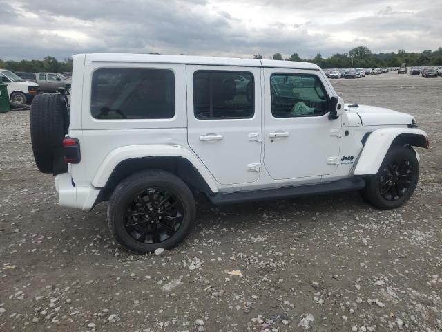 1C4JJXP60MW642533 - 2021 JEEP WRANGLER U SAHARA 4XE WHITE photo 3