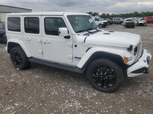 1C4JJXP60MW642533 - 2021 JEEP WRANGLER U SAHARA 4XE WHITE photo 4