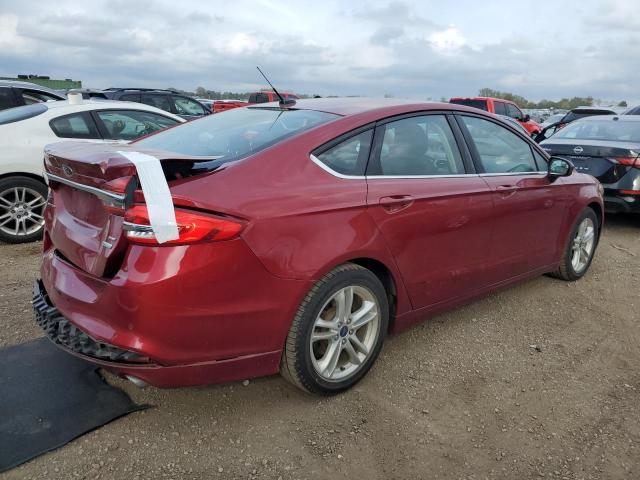 3FA6P0HD7JR201463 - 2018 FORD FUSION SE 红色 照片 3