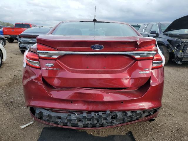 3FA6P0HD7JR201463 - 2018 FORD FUSION SE 红色 照片 6