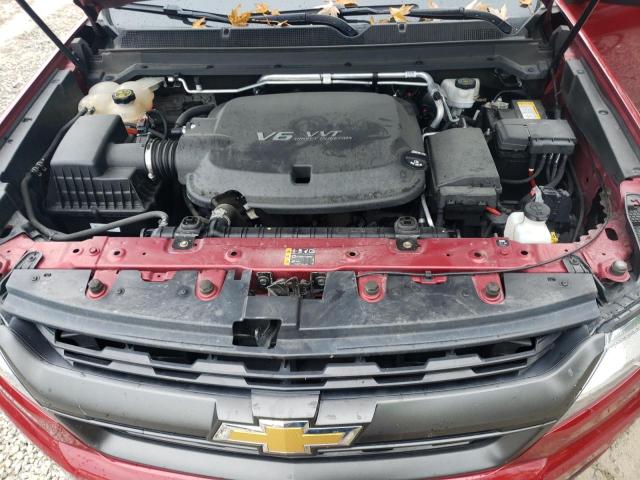 1GCGTDEN8J1126345 - 2018 CHEVROLET COLORADO Z71 RED photo 11