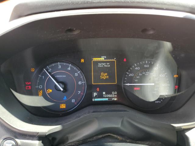 JF2GTAEC5K8277246 - 2019 SUBARU CROSSTREK PREMIUM ORANGE photo 9