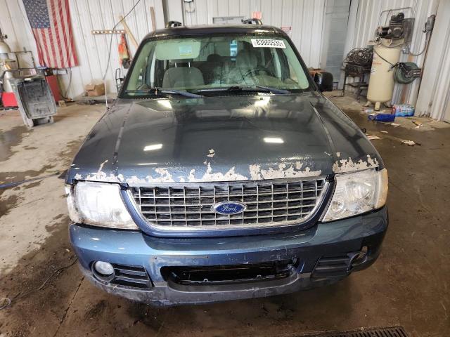 1FMZU83W33ZA58898 - 2003 FORD EXPLORER XLT Көк фото 5
