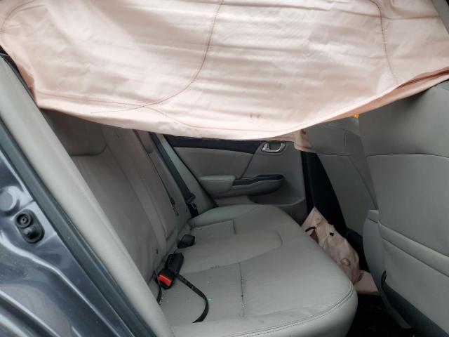 2HGFB2F97EH514177 - 2014 HONDA CIVIC EXL GRAY photo 10