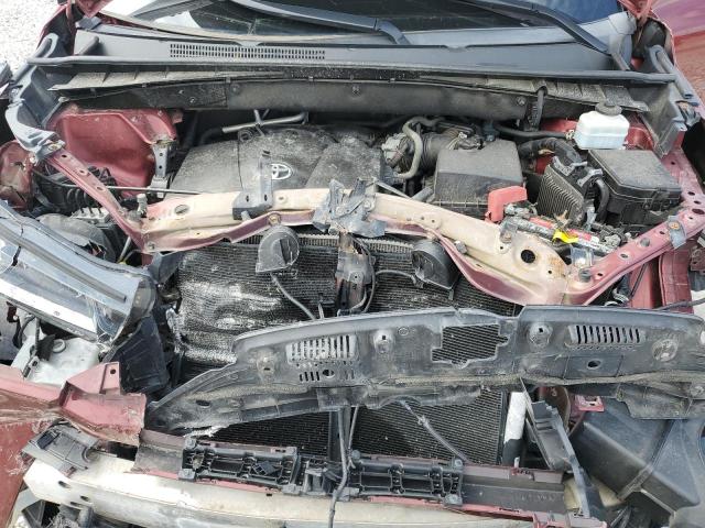 5TDJZRFH3HS383551 - 2017 TOYOTA HIGHLANDER SE BURGUNDY photo 12