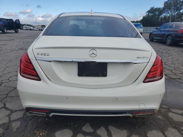 WDDUG8FBXGA217957 - 2016 MERCEDES-BENZ S 550 4MATIC WHITE photo 6