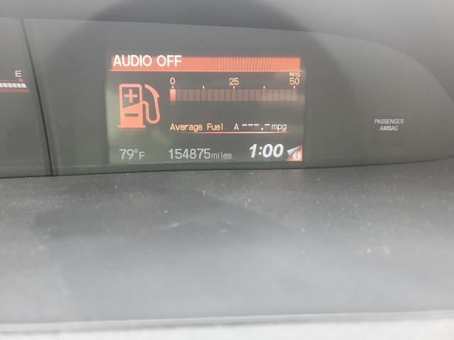 2HGFB6E52CH704939 - 2012 HONDA CIVIC SI BLACK photo 9