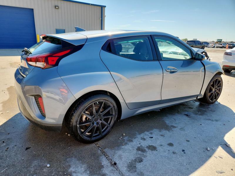 KMHTG6AF4KU013761 - 2019 HYUNDAI VELOSTER BASE Gris photo 3