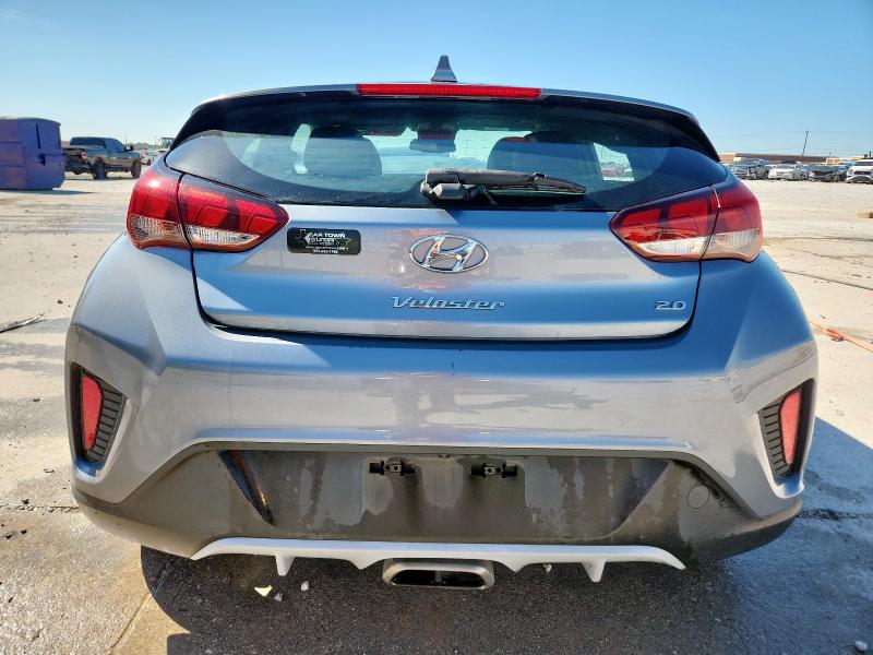 KMHTG6AF4KU013761 - 2019 HYUNDAI VELOSTER BASE Gris photo 6