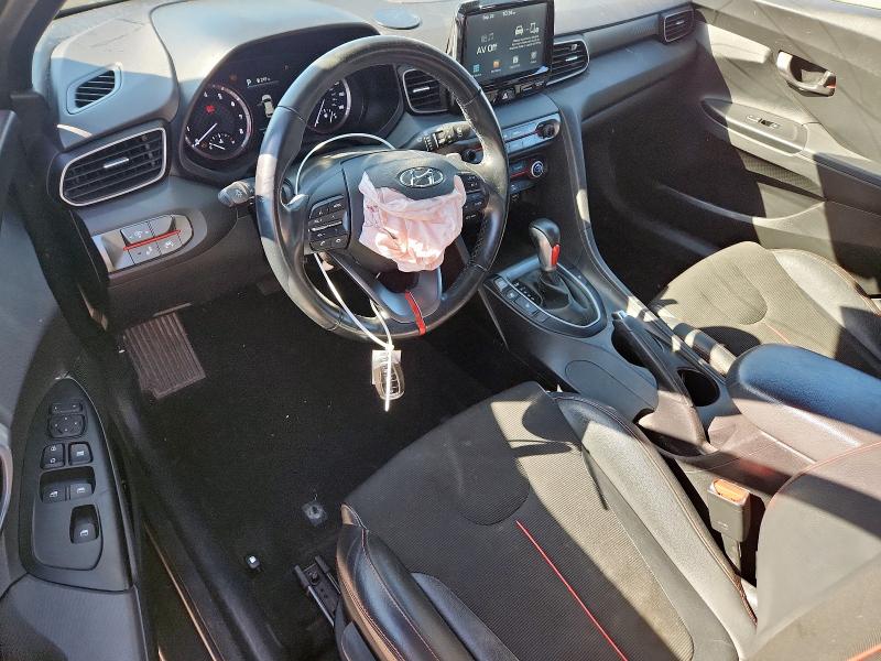 KMHTG6AF4KU013761 - 2019 HYUNDAI VELOSTER BASE Gris photo 8