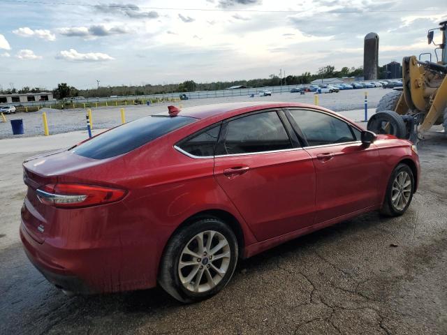 3FA6P0HD3LR232423 - 2020 FORD FUSION SE RED photo 3