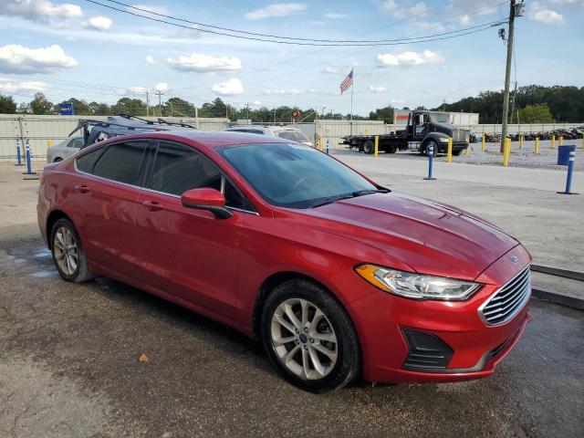 3FA6P0HD3LR232423 - 2020 FORD FUSION SE RED photo 4