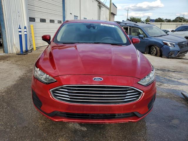 3FA6P0HD3LR232423 - 2020 FORD FUSION SE RED photo 5