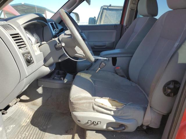 1D7HW48N15S169809 - 2005 DODGE DAKOTA QUAD SLT Kırmızı fotoğraf 7