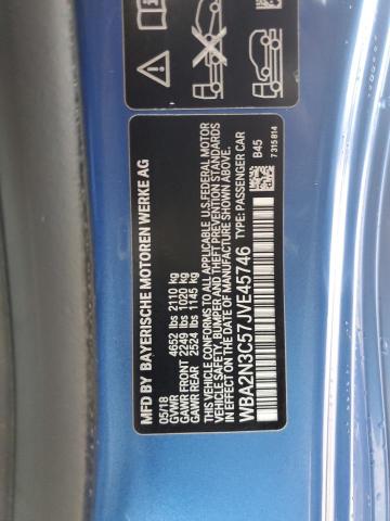WBA2N3C57JVE45746 - 2018 BMW M240XI BLUE photo 12