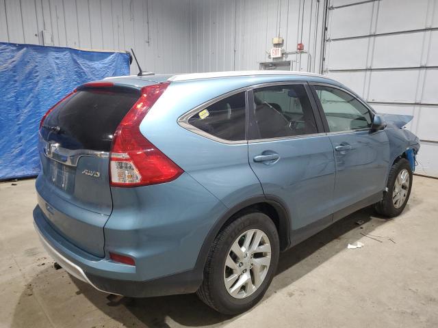 5J6RM4H79FL077634 - 2015 HONDA CR-V EXL 蓝色 照片 3