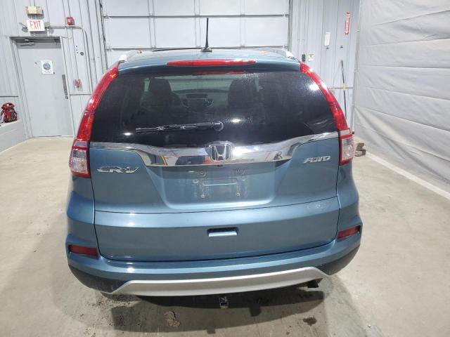 5J6RM4H79FL077634 - 2015 HONDA CR-V EXL 蓝色 照片 6