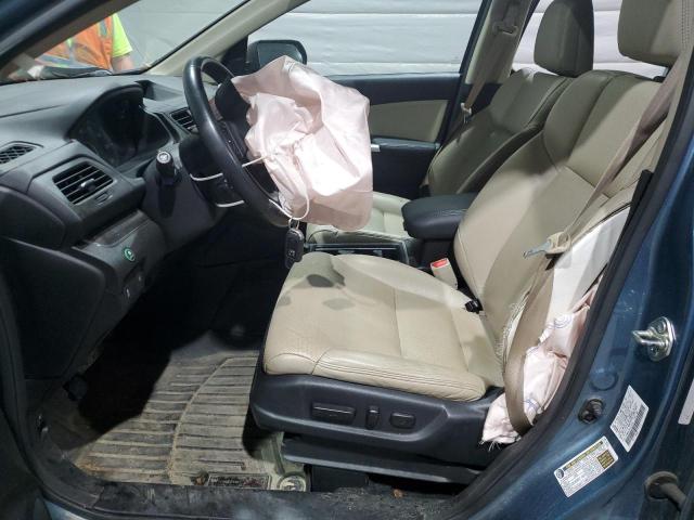 5J6RM4H79FL077634 - 2015 HONDA CR-V EXL 蓝色 照片 7