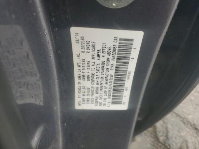 1HGCR3F85FA003966 - 2015 HONDA ACCORD EXL 灰色 照片 12