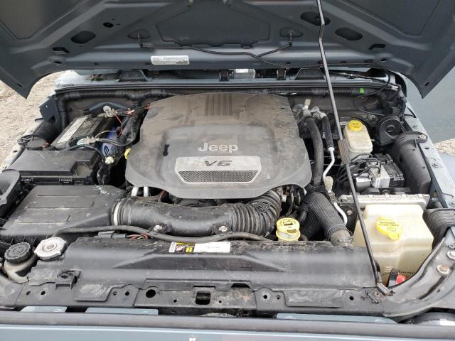 1C4BJWDG2FL774337 - 2015 JEEP WRANGLER UNLIMITED SPORT GRAY photo 11