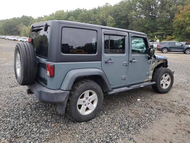 1C4BJWDG2FL774337 - 2015 JEEP WRANGLER UNLIMITED SPORT GRAY photo 3