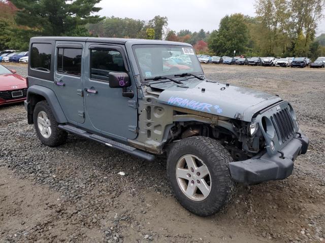 1C4BJWDG2FL774337 - 2015 JEEP WRANGLER UNLIMITED SPORT GRAY photo 4