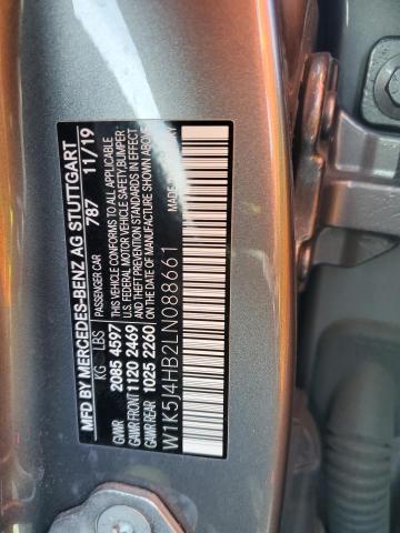 W1K5J4HB2LN088661 - 2020 MERCEDES-BENZ CLA 250 4MATIC GRAY photo 12