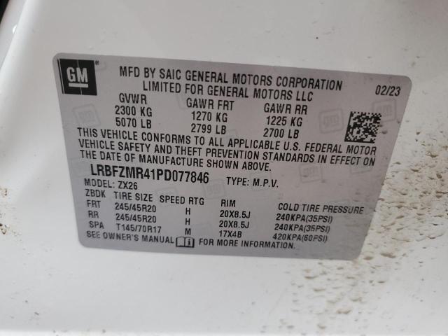 LRBFZMR41PD077846 - 2023 BUICK ENVISION PREFERRED თეთრი ფოტო 13