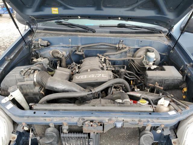 5TBRT34176S472620 - 2006 TOYOTA TUNDRA ACCESS CAB SR5 BLUE photo 11